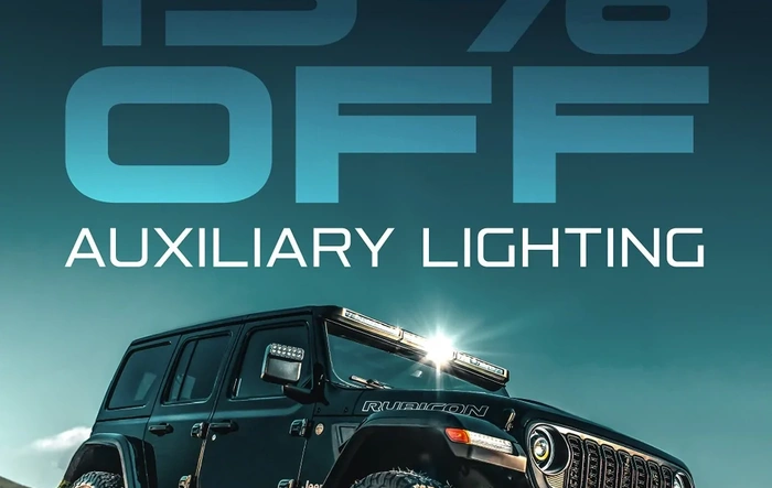Summer is Here, 15% Off All Auxiliary Lighting! ☀️