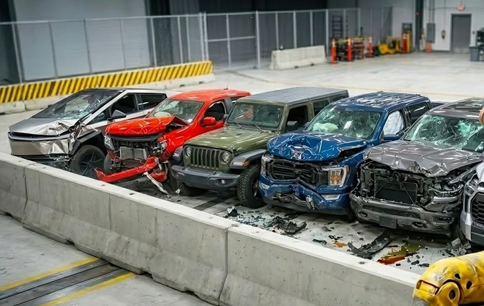 Pickup Trucks Crash Tests: Gladiator, Ram 1500, Tundra, Colorado, Lightning, R1T, Cybertruck