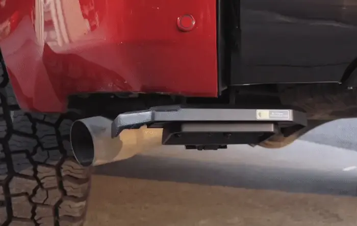 Wolfbox Retractable Bed Step. Easy Step for Your Truck Bed.
