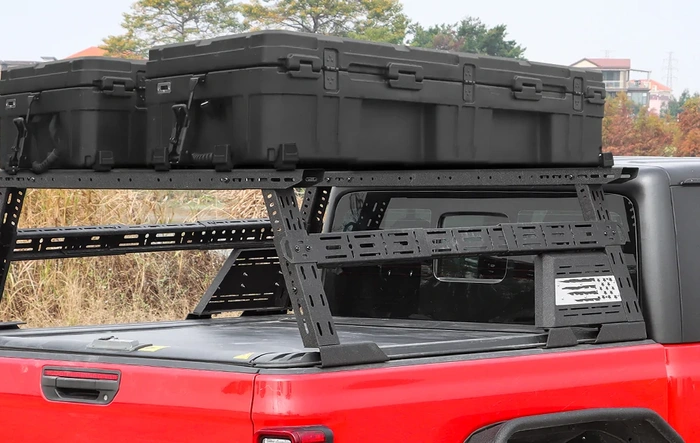 New Adjustable Bed Rack with MOLLE Sidebars & 1300LB Capacity