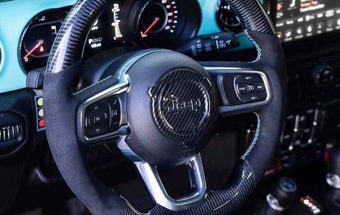 2019+ Jeep Gladiator Carbon Fiber Steering Wheel
