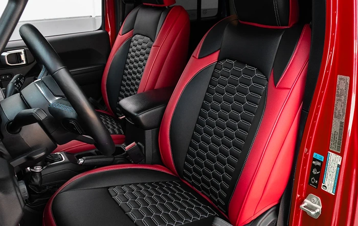 2019+ Jeep Gladiator JT Custom Leather Seat Covers