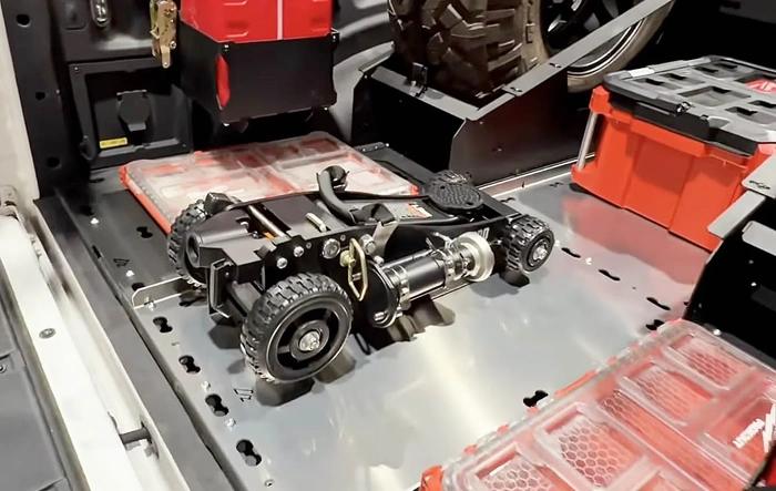 Badland 1.5-Ton Jack Mount: Jack and Handle Storage for Your Cargo Setup