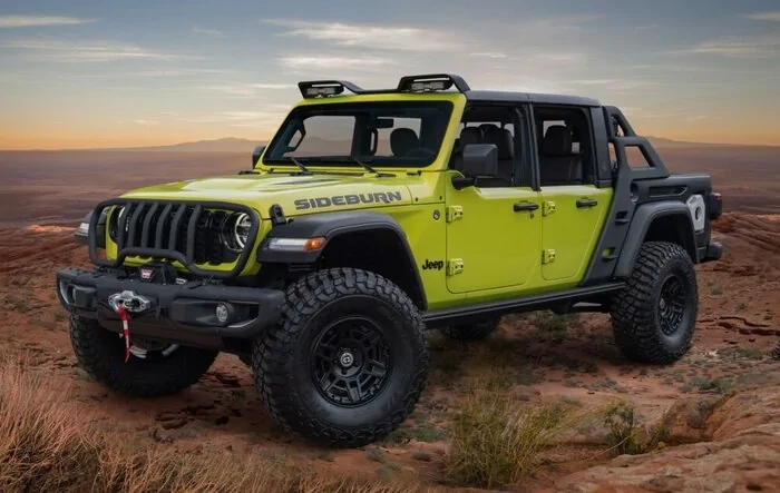 Jeep Unveils 7 Easter Jeep Safari 2023 Concept Vehicles, including Gladiator Rubicon Sideburn Concept and Scrambler 392 [Updated w/ Videos]