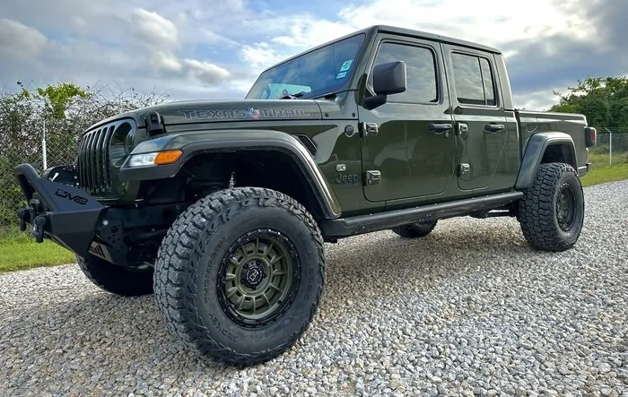 What a Difference a Day Made For Our Texas Trail Gladiator!