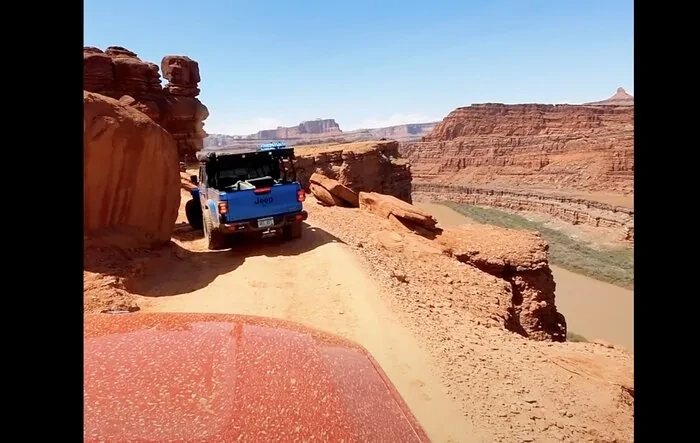 ? Chicken Corners in Moab with Gladiator & Rivian