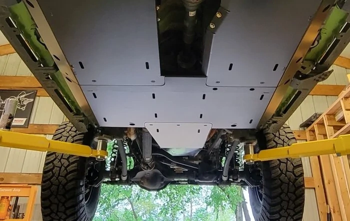 Motobilt Skid Plate System Installed - Armored Up