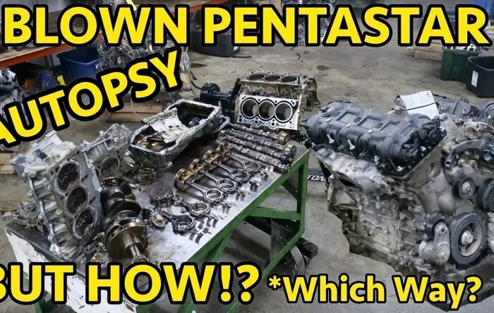 Blown engine tear down - Pentastar 3.6L that bought the farm