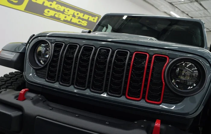 2024 + Jeep Wrangler JL/ JT Grille Pinstripes Inlays