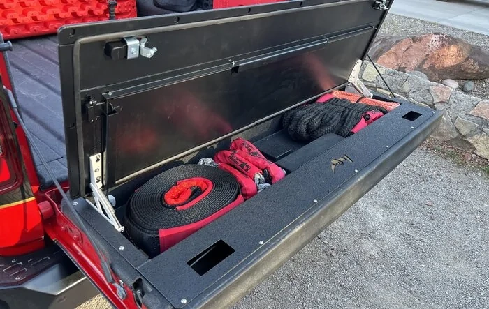 I cut a giant hole in my tailgate! Reaper Off-Road Tailgate Box install and write-up.