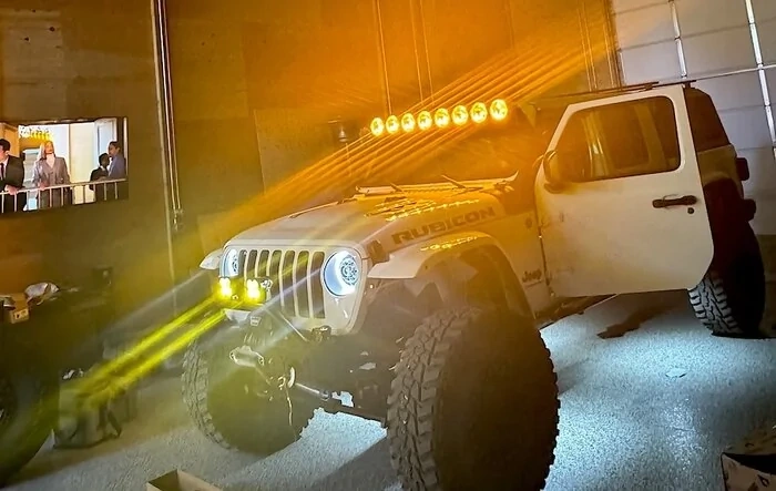 KC Gravity Titan Light Bar Installed