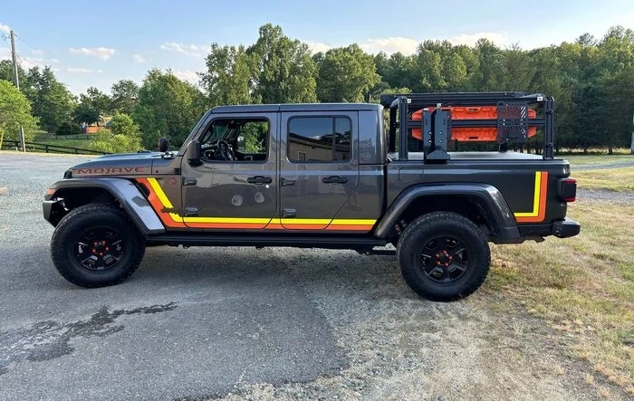 Got my Scrambler retro stripe kit