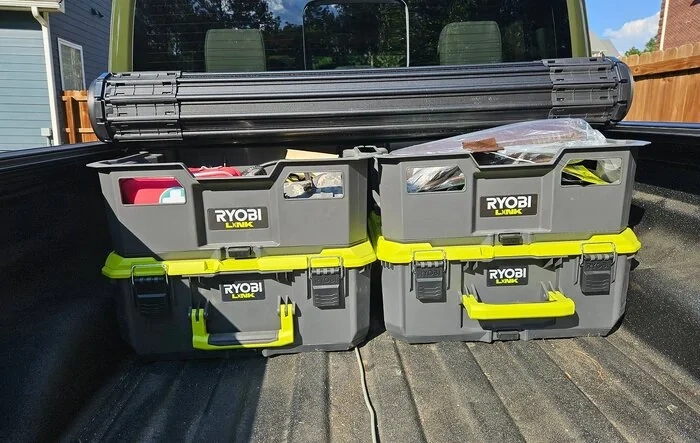 Bed Storage - Ryobi Link Boxes Fit Perfectly