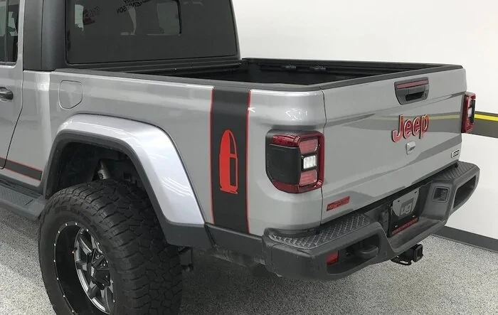 Jeep Gladiator Bedside Vinyl Bands (Underground Graphics)