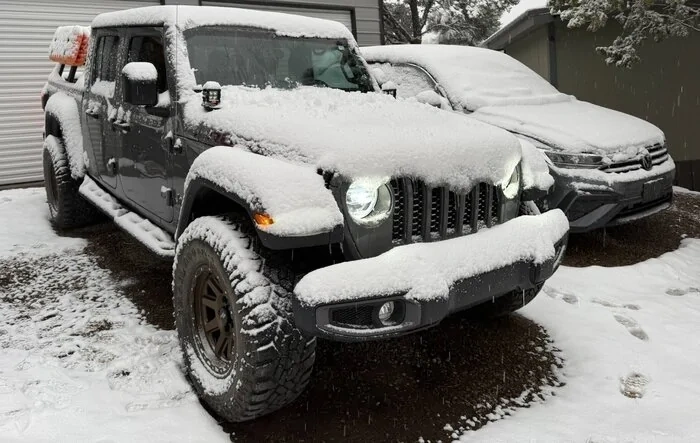 First snow w/ Kanati Trail Hog A/T Tires