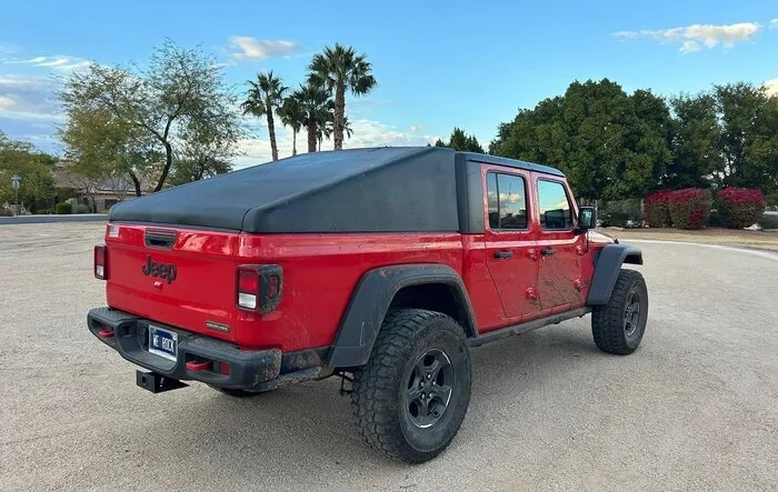 Humvee style PZO fastback truck bed top DIY build