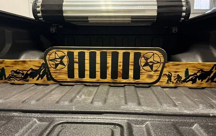 My DIY Jeep Themed Bed Divider