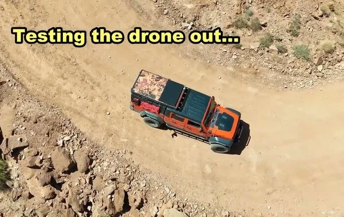 Pucker Pass Moab Video via DJI Mini 4 Pro