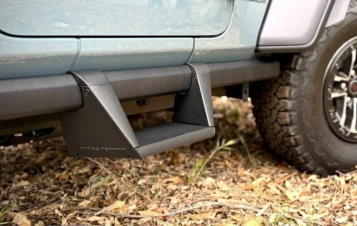 Now Available! The World's First Removable Drop-Down Step For Factory Rock Slider Rails!! NXTGEN Cross Terrain