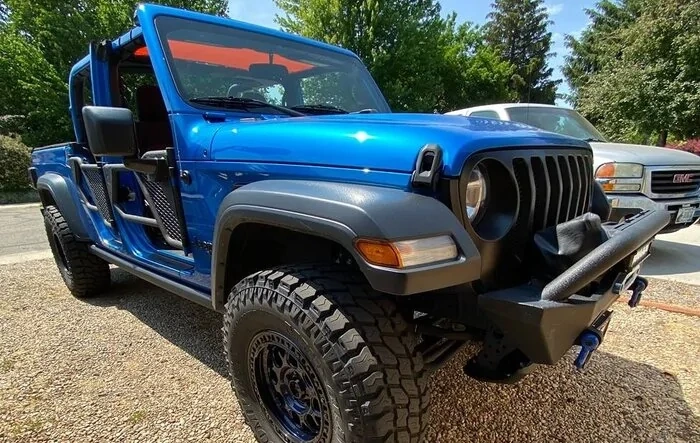 Put it on a diet… doors and top removed and weighed
