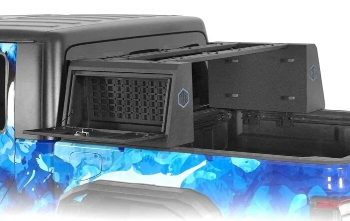 New Design! Truck Bed Topsider Tool Box System with 2 Reinforced Crossbars