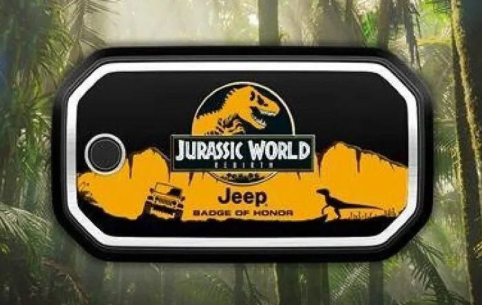Jurassic World Jeep Badge of Honor Now Available