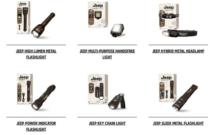 Energizer and Jeep Team Up on Lightning Products