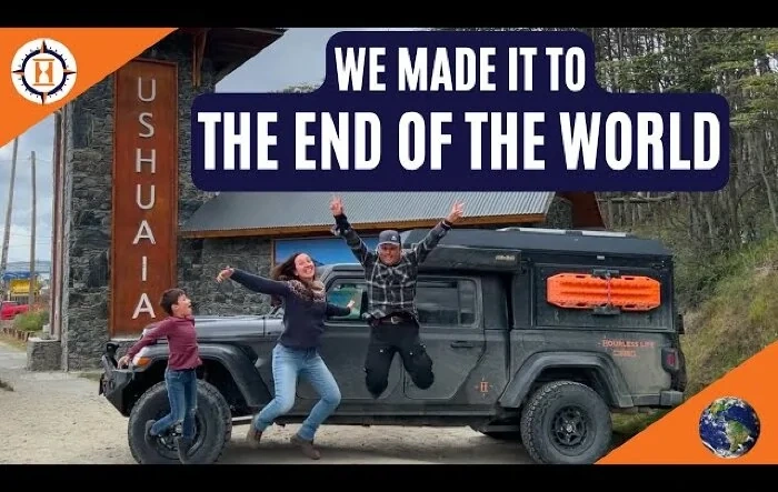 We made it to the bottom of the WORLD!