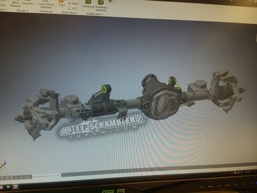 Jeep Gladiator Confirmed: 2020 Jeep Gladiator (JT) gets 3.0L diesel, hard/soft tops, longer frame, beefier axles 2019-JT-Jeep-Scrambler-Axle-CAD