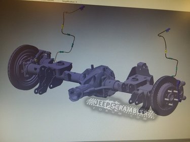 Jeep Gladiator Confirmed: 2020 Jeep Gladiator (JT) gets 3.0L diesel, hard/soft tops, longer frame, beefier axles 2019-Jeep-Scrambler-JT-Axle-CAD