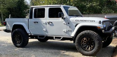 Bronzed Out White Overland