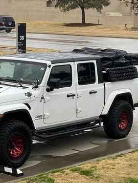 Black sheep the white jeep