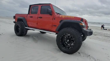 2020 Firecracker Red JT 4" lift on 38's