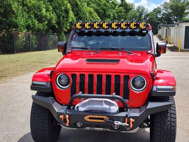 Jeep Gladiator looking for a light bar to mount on my 2022 jeep gladiator mojave 20220612_122815
