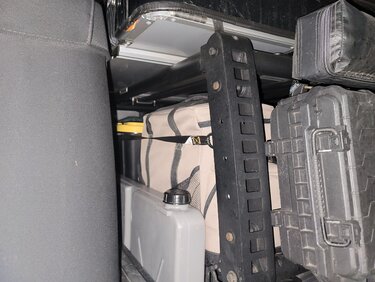 Jeep Gladiator Camping for four?  Storage setups? 20220526_214227