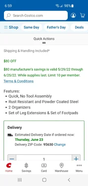 Jeep Gladiator Camping with your Gladiator Screenshot_20220614-065936_Costco