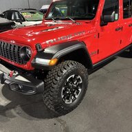 dirty red label
